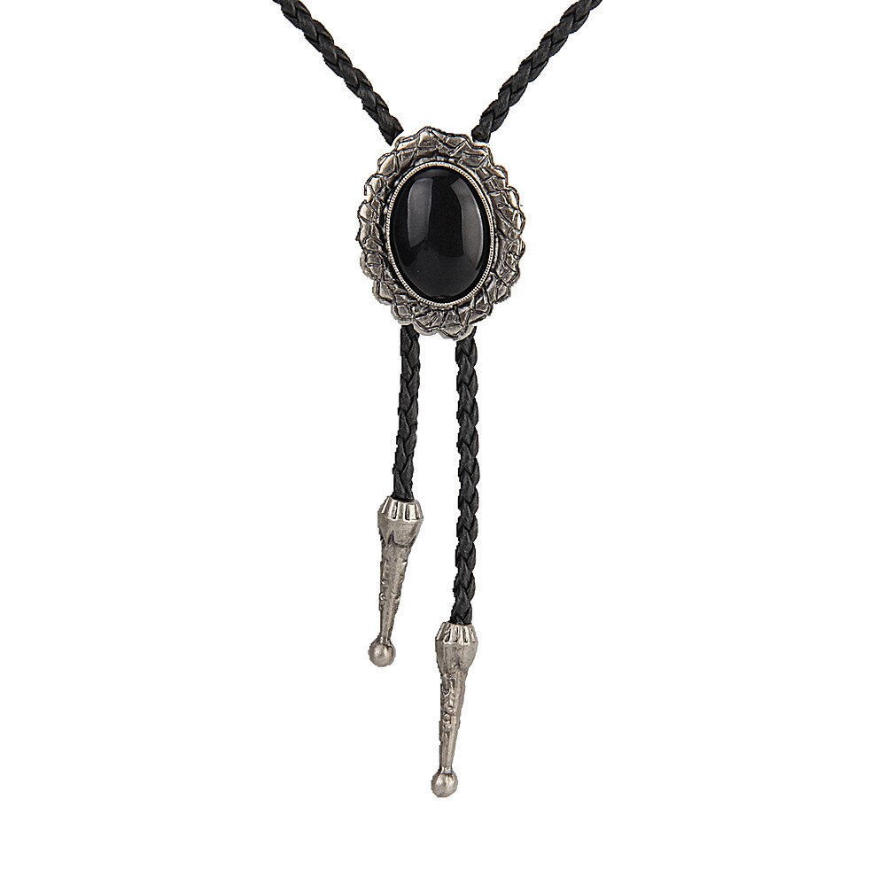 Bolo Tie American Western Cowboy PU Leather Rope Necklace for Holidays  Party Bronze - Walmart.com