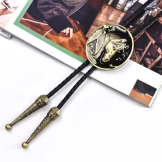 Elegant Horse Print Bolo Ties